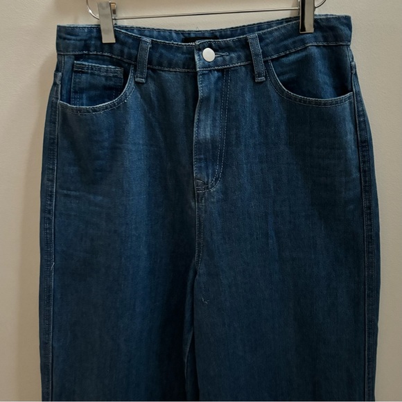 Pretty Little Things Baggy Denim Jeans Size 6 - Picture 2 of 5